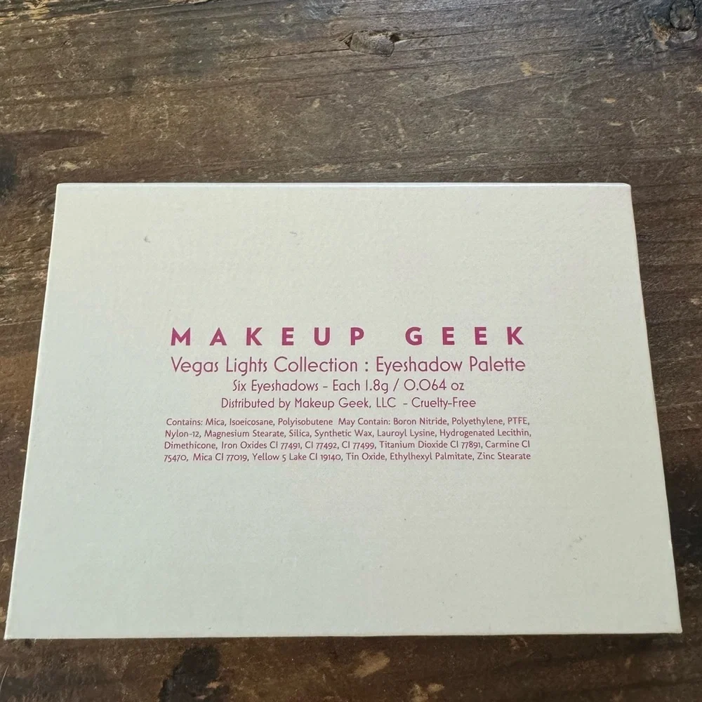 NEW! Makeup Geek 🎲🎰Vegas Lights Eyeshadow Palette